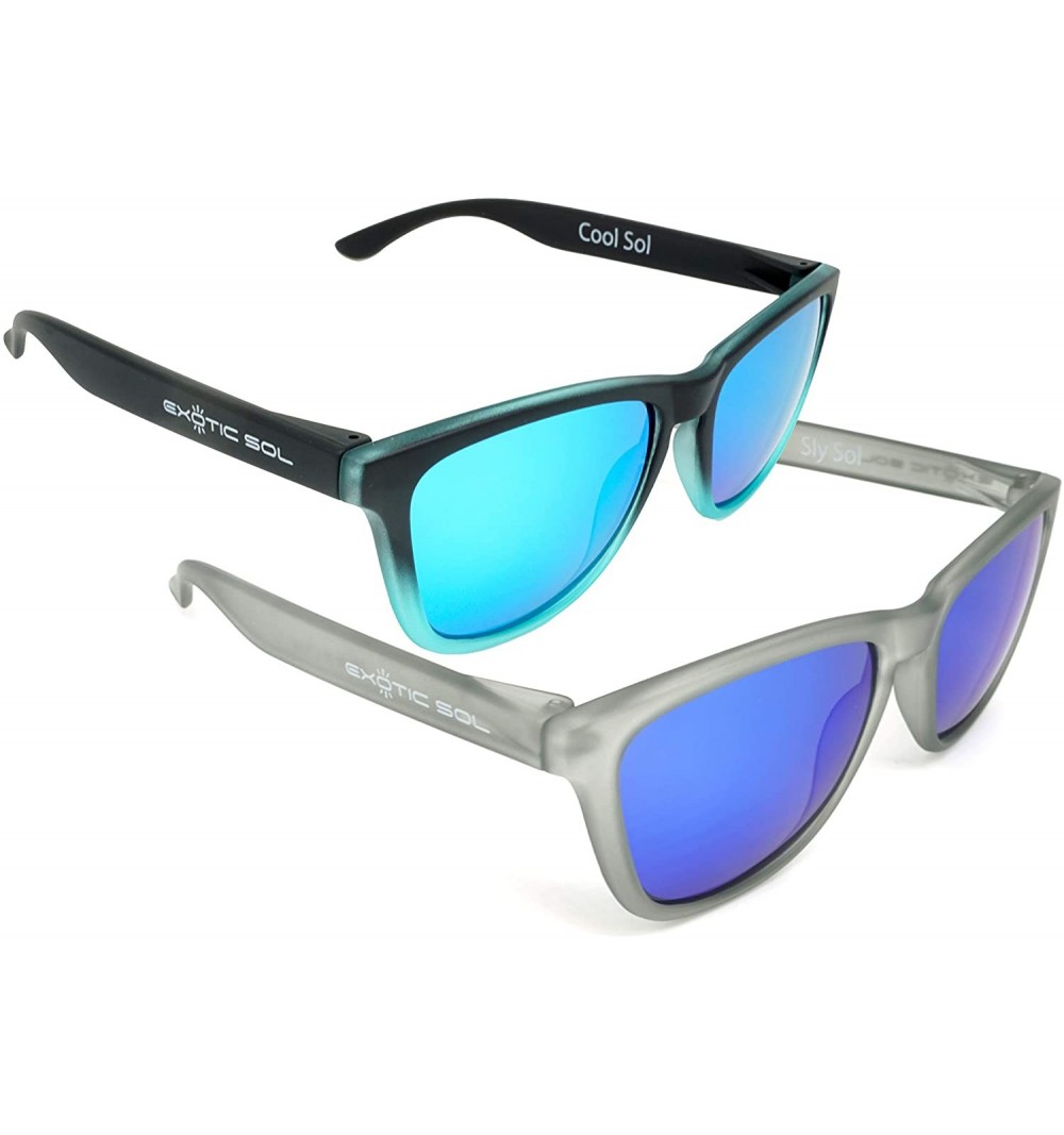 Round Two Pair Polarized Sunglasses Bundle - Cool-sly - CO18K66Y2Q6 $29.45