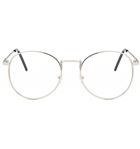 Wayfarer round metal Glasses classic Retro Frame for Men Women clear lens Eyewear - Color 2 - CS18MDMWMTM $9.24