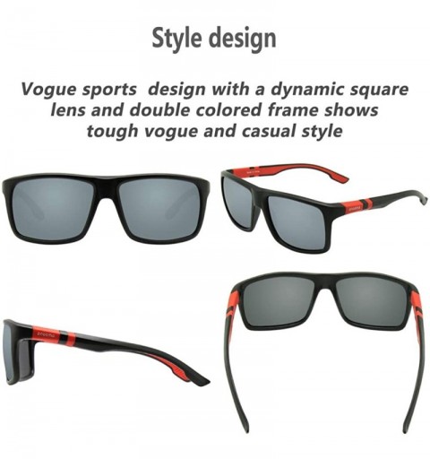 Sport Polarized Sports Sunglasses for men women Baseball Running Cycling Fishing Golf Tr90 ultralight Frame A003 - CY18WQ2O2T...