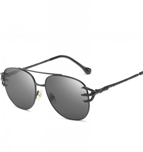 Sport Vintage Classic Retro Claw Sunglasses for Women Metal PC UV400 Sunglasses - Black - CU18SASL8IN $42.38