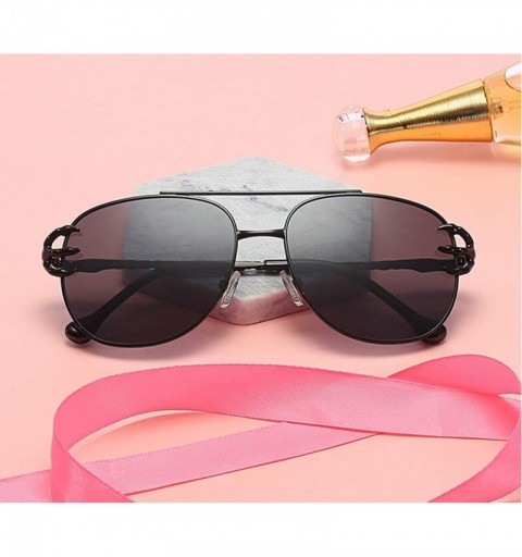 Sport Vintage Classic Retro Claw Sunglasses for Women Metal PC UV400 Sunglasses - Black - CU18SASL8IN $17.79