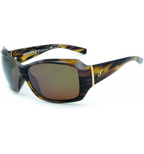 Oversized Women's Molly Polarized Oversized Sunglasses - Caramel Wisp Tortoise - CT112P3B85X $42.38