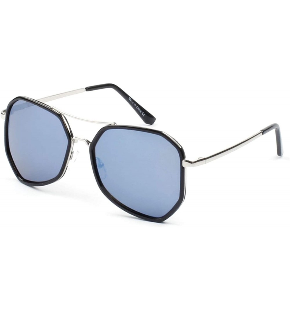 Goggle The rims of Bailey Sunglasses - Blue - CA18WU94GGA $23.18