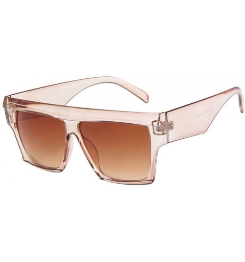Square Cool Sunglasses-Women Men Vintage Retro Glasses Big Frame Sunglasses Eyewear Square Sunglasses (G) - G - CB18R3KAT5H $...