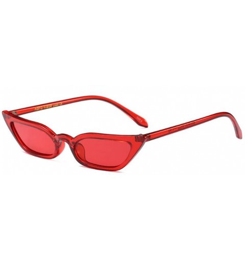Goggle Goggles Vintage Cat Eye Sunglasses Candy Color Small frame sunglasses - C2 - CF18CHUENWO $24.28