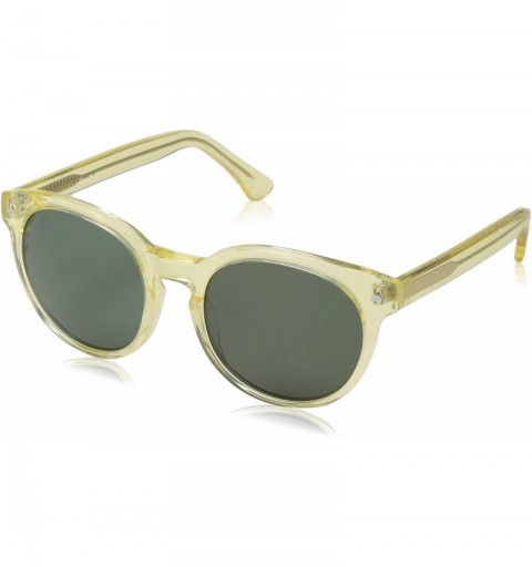 Wayfarer Sunglasses for Women or Men Retro Round Frame 08 - Vintage Yellow - C118750RTRX $33.44