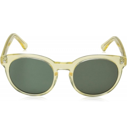 Wayfarer Sunglasses for Women or Men Retro Round Frame 08 - Vintage Yellow - C118750RTRX $33.44