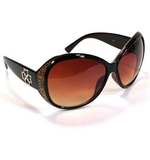 Oversized Womens Oversized Designer Inspired Sunglasses SL3014 - Brown - CT11E6YISGV $11.74