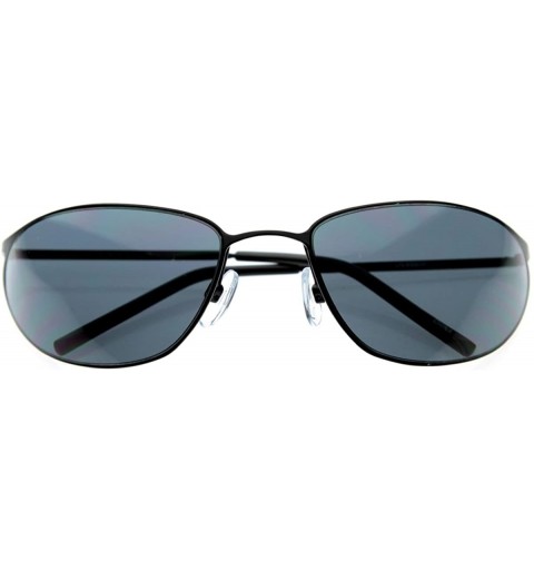 Rectangular Matrix NEO Metal Wire Frame Glasses Movie Inspired Sunglasses - 2-pack - C5119O14897 $19.52