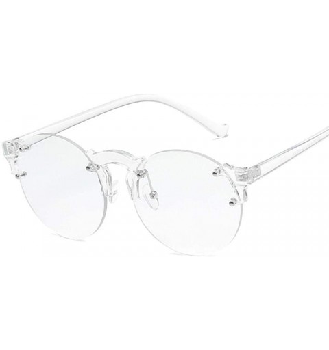 Rimless Fashion Rimless Sunglasses Women Brand Design Female Sun Glasses Ladies 1 - 9 - CJ18XE0K999 $10.89